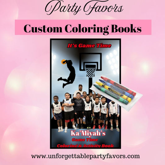 Custom Coloring Books with Crayons