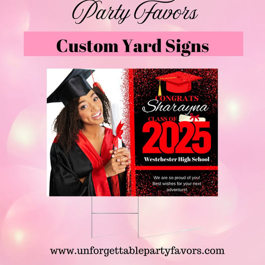 Custom Yard Signs with Stand