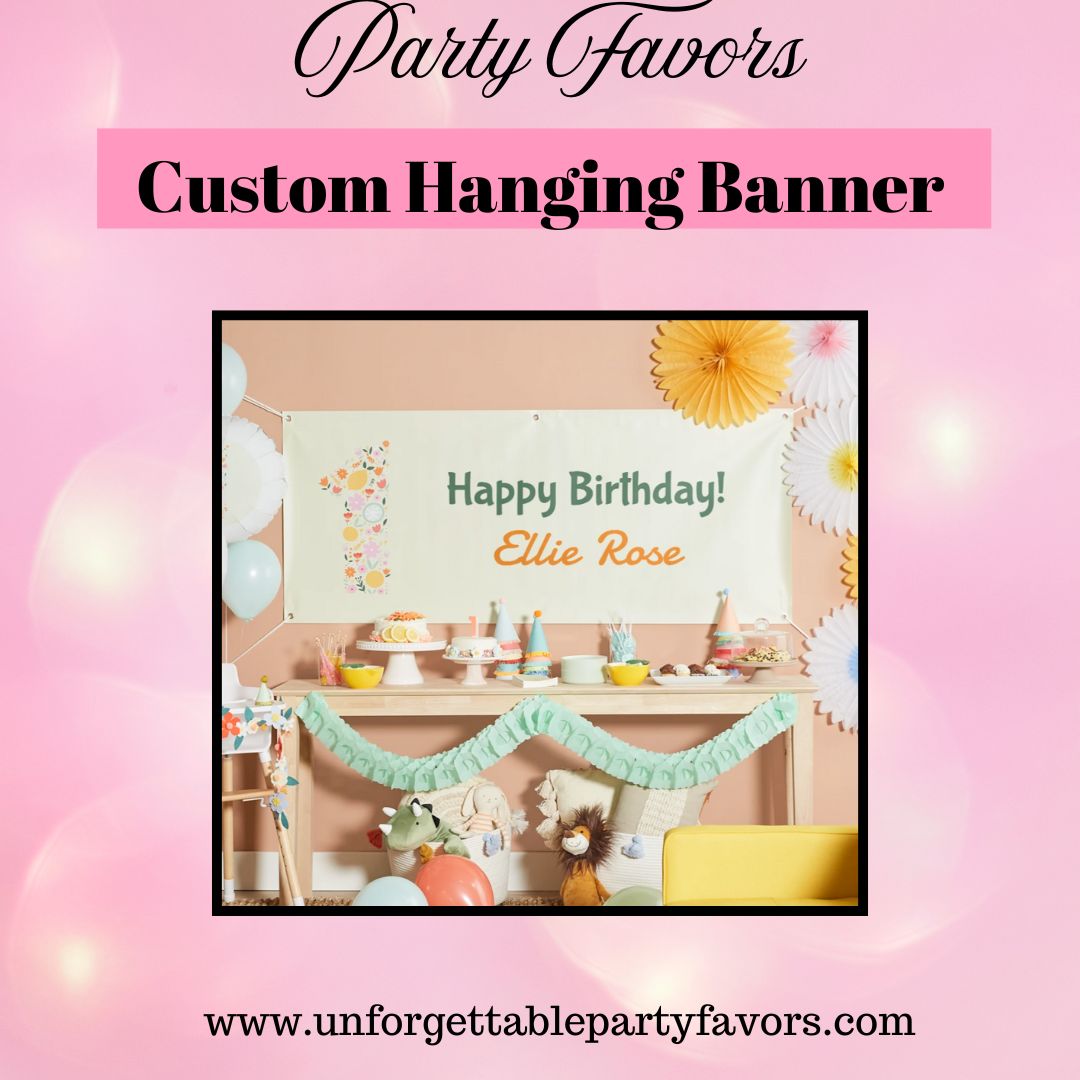 Custom 2.5 x 6 Hanging Vinyl Banners