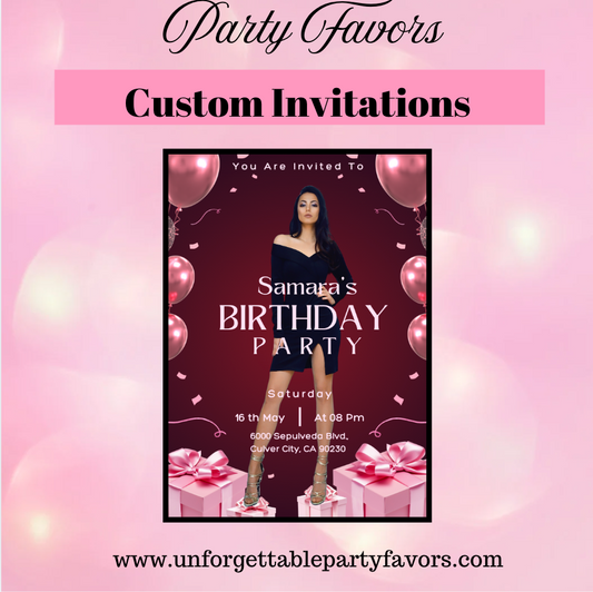 Custom Designed Invitations