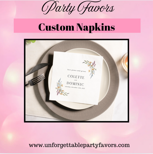 Custom Designed Napkins